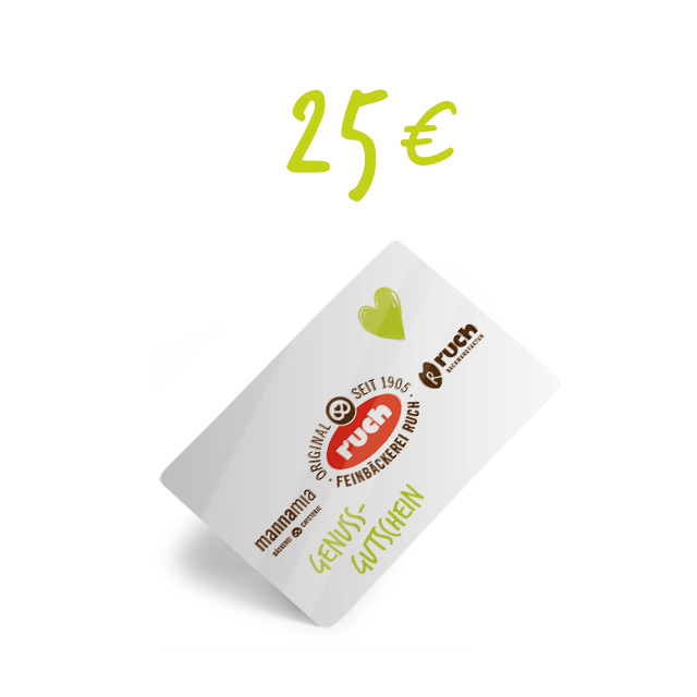 Gutscheinkarte 25 €