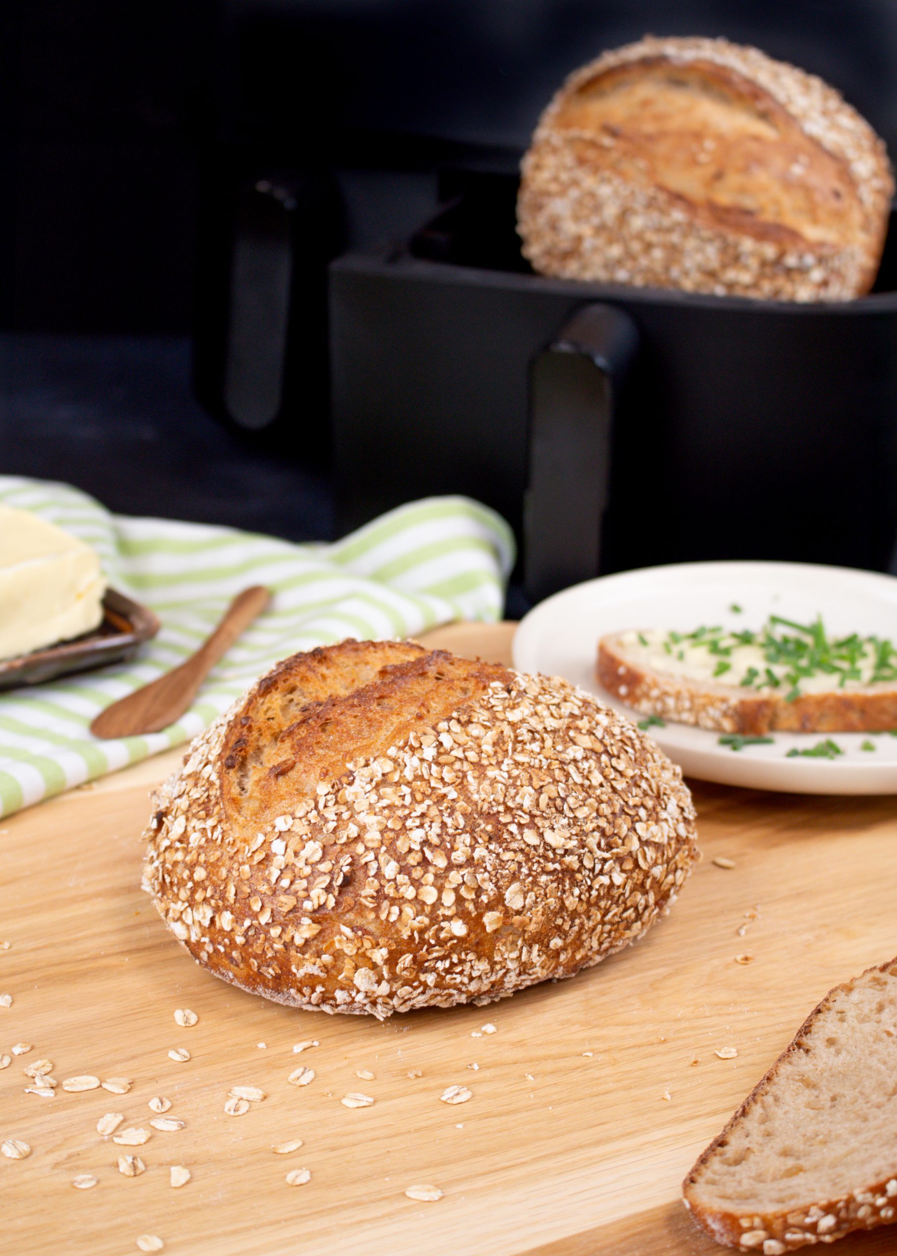 Airfryer-Brot Dinkel-Porridge-Kruste mit Skyr 300 g